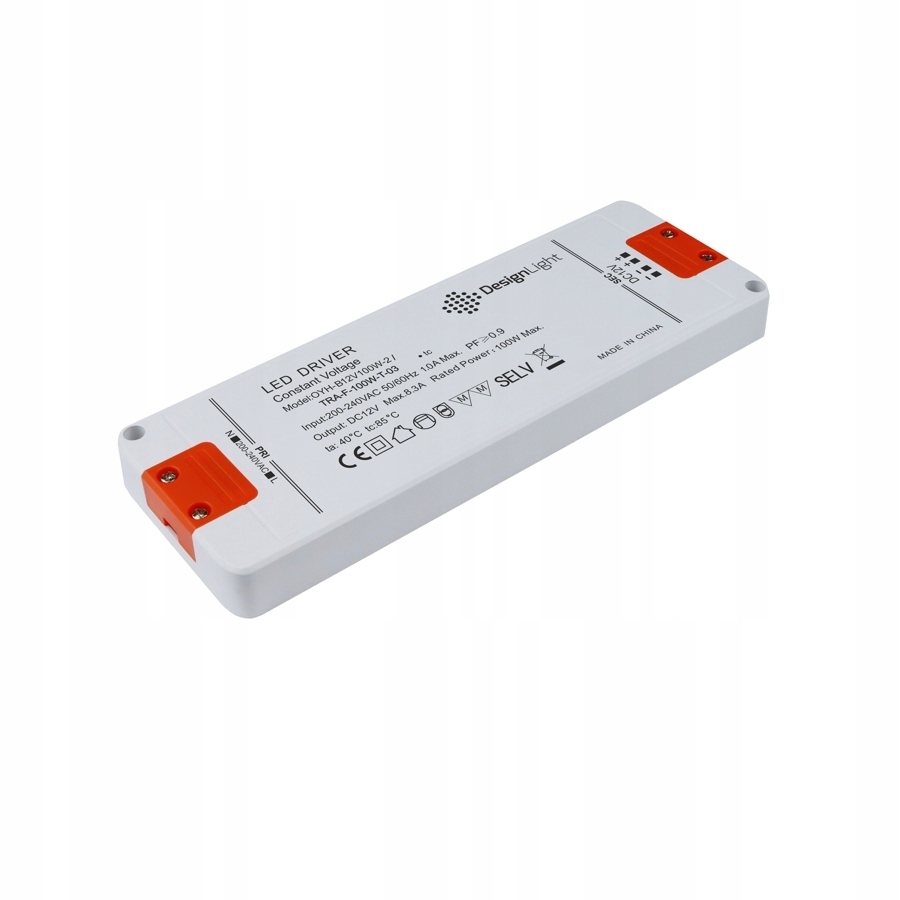 FORMAT Zasilacz Ultra Slim Led Meblowy 100W 12V Transor Opraw Taśm Premium