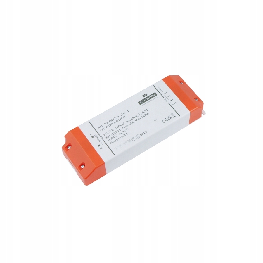 FORMAT Zasilacz Led Transor Meblowy 180W 12V Tuv Do Opraw Taśm Premium Rohs