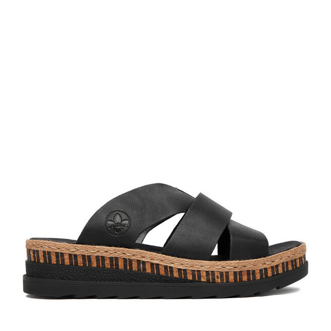 Klapki Rieker CEO-V7989-00 Czarny