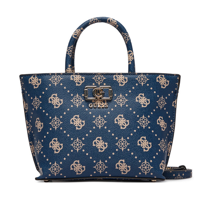 Torebka Guess Emelie Logo Mini HWGP99 28750 Granatowy