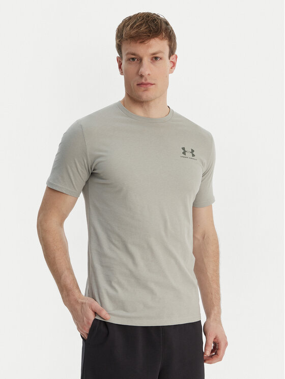 Under Armour T-Shirt Left Chest Logo SS 1326799 Pomarańczowy Loose Fit
