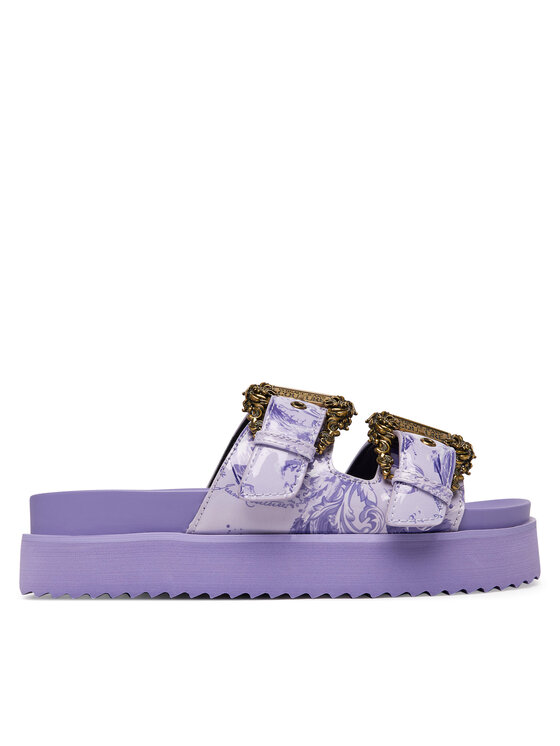Versace Jeans Couture Klapki 80VA3SM1 ZS366 338 Fioletowy