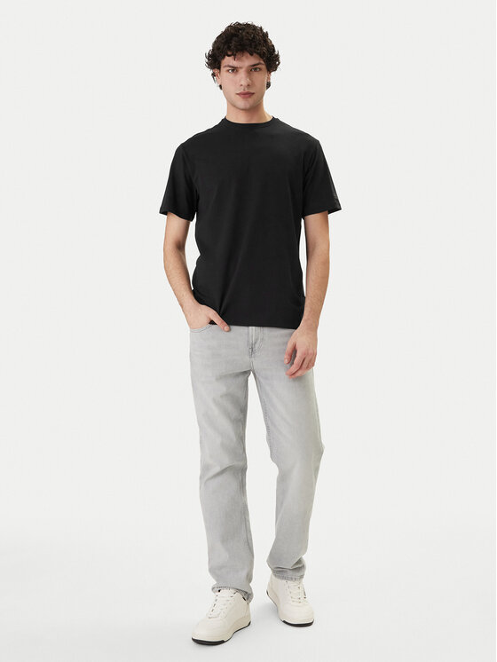 Guess T-Shirt M6RI62 JR06K Czarny Regular Fit