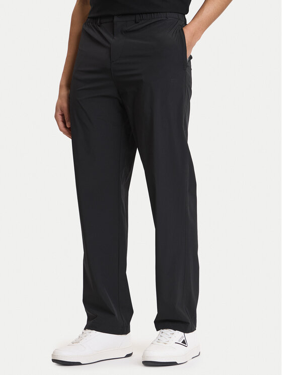 Guess Spodnie materiałowe Z6GB08 W1996 Czarny Regular Fit