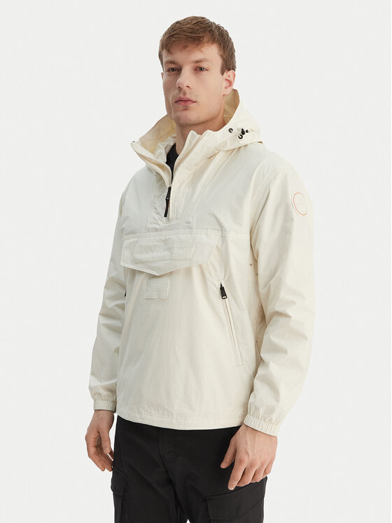 Napapijri Kurtka anorak RF Next WB NP0A4FI3 Écru Loose Fit