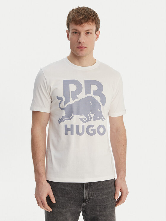 HUGO T-Shirt Dlix_RB 50559696 Biały Regular Fit