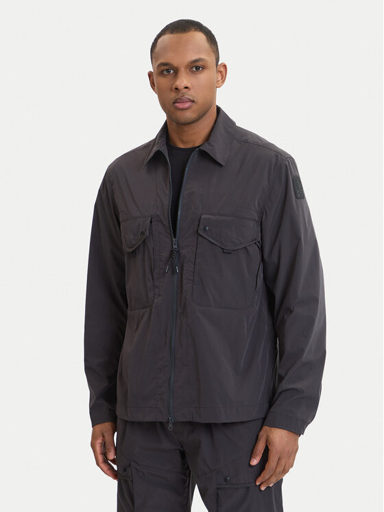 Parajumpers Kurtka przejściowa Elgin 26SMPMOSTU02 Szary Regular Fit