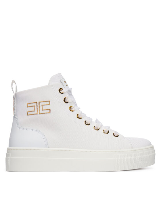 Elisabetta Franchi Tenisówki F4A9-E0530-1256139 Biały