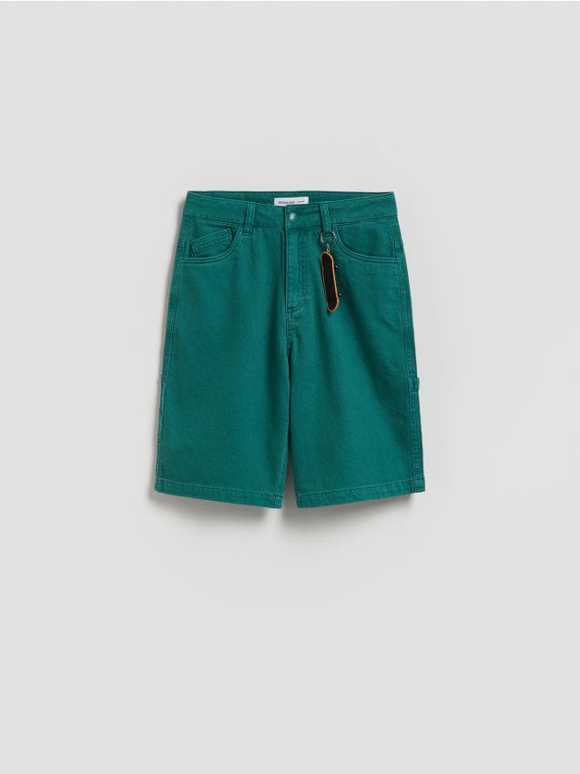 Reserved - Szorty z brelokiem - morski