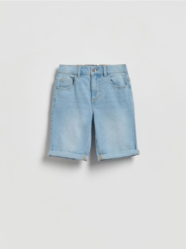 Reserved - Jeansowe szorty - niebieski