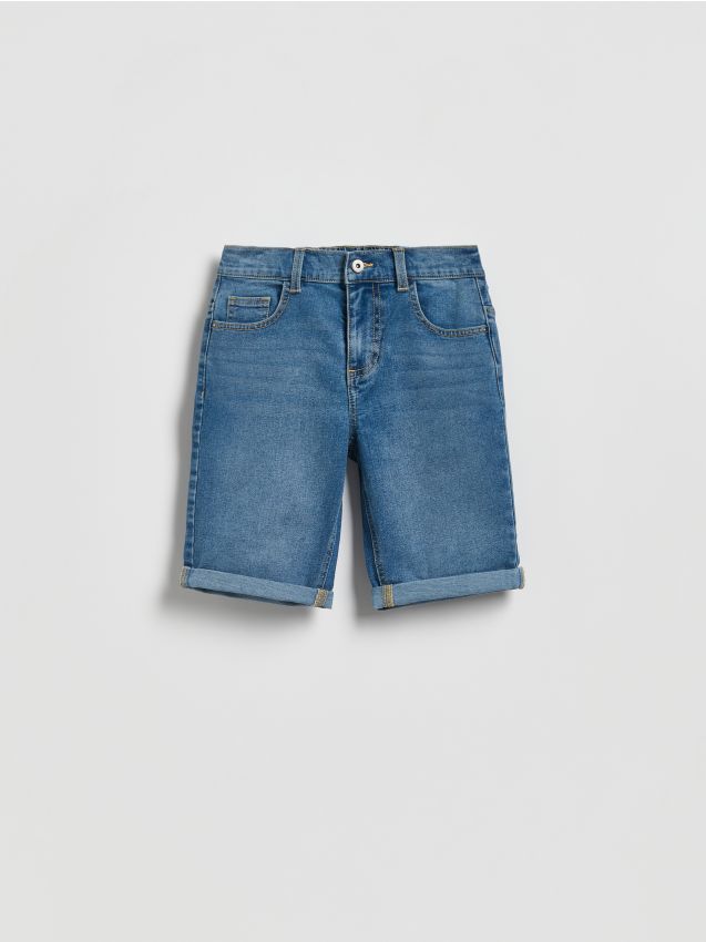Reserved - Jeansowe szorty - niebieski