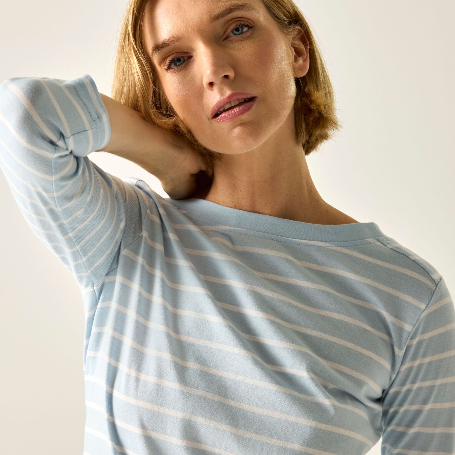 Regatta Bluzka damska z rękawem 3/4 Bayletta II Niebieski, Cotton, Rozmiar: 38