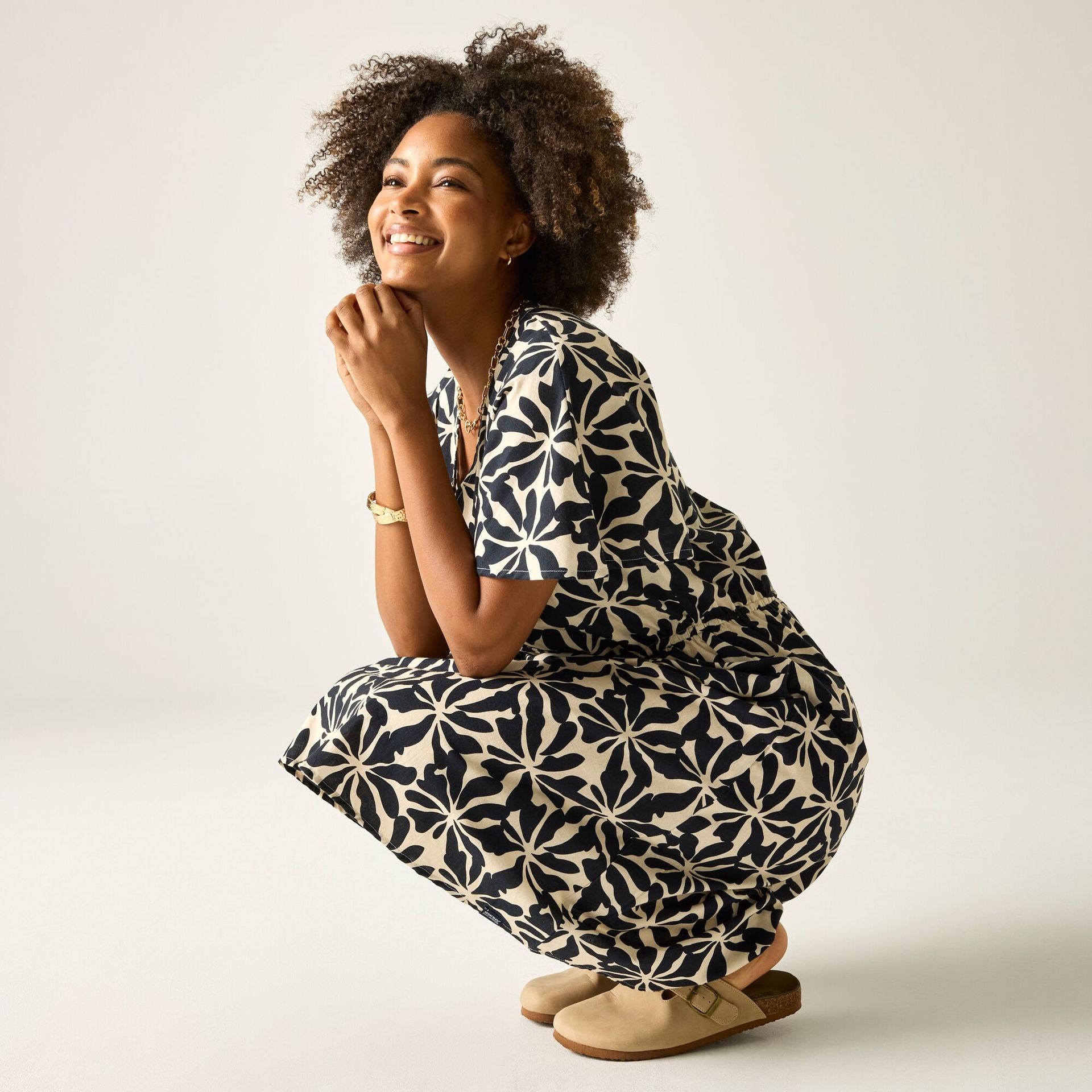 Regatta Sukienka damska Elona Beżowy, Cotton, Rozmiar: 34