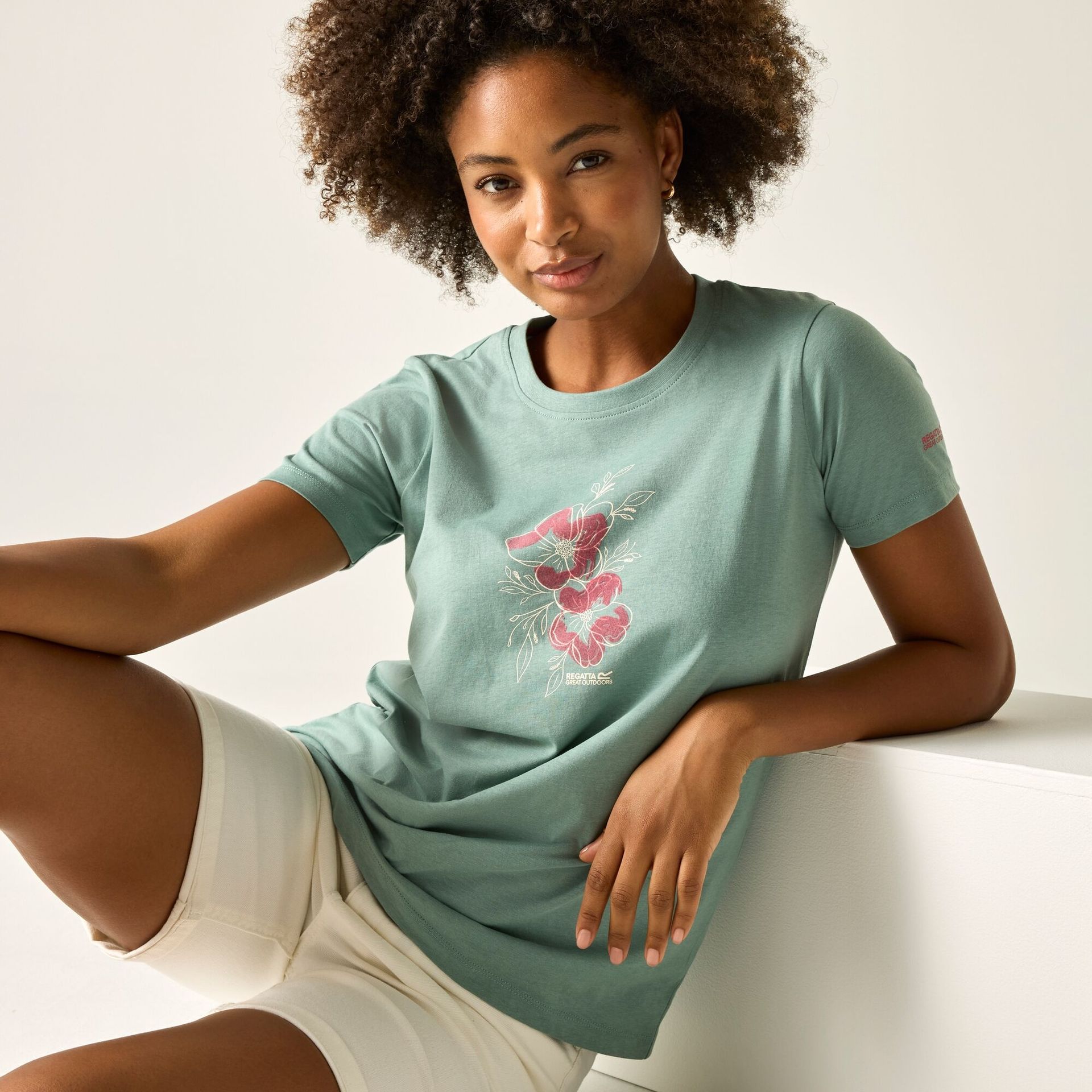 Regatta Koszulka damska Filandra VX Zielony, Cotton, Rozmiar: 50