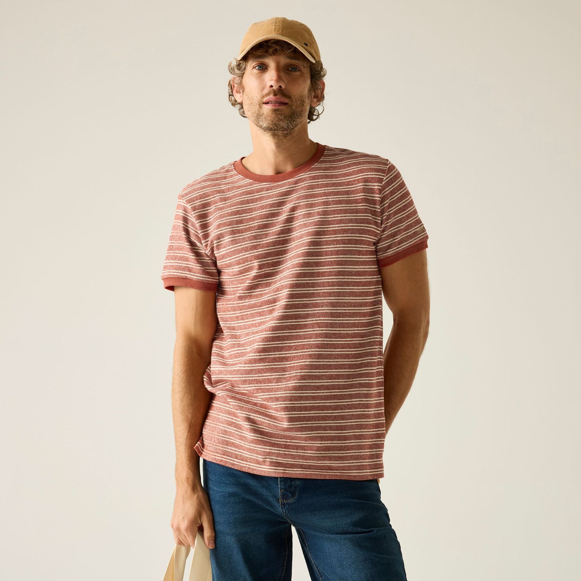 Regatta Koszulka męska Benlin Czerwony, Cotton, Rozmiar: L