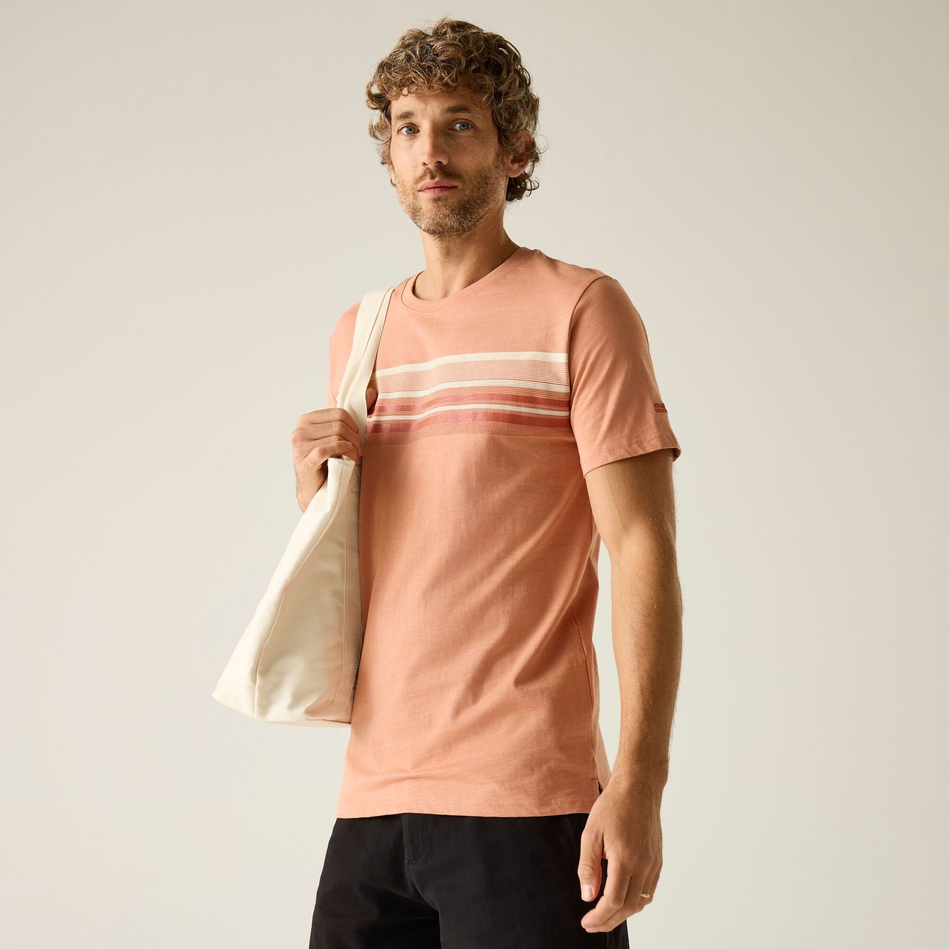 Regatta Koszulka męska Rendro Różowy, Cotton, Rozmiar: 2XL