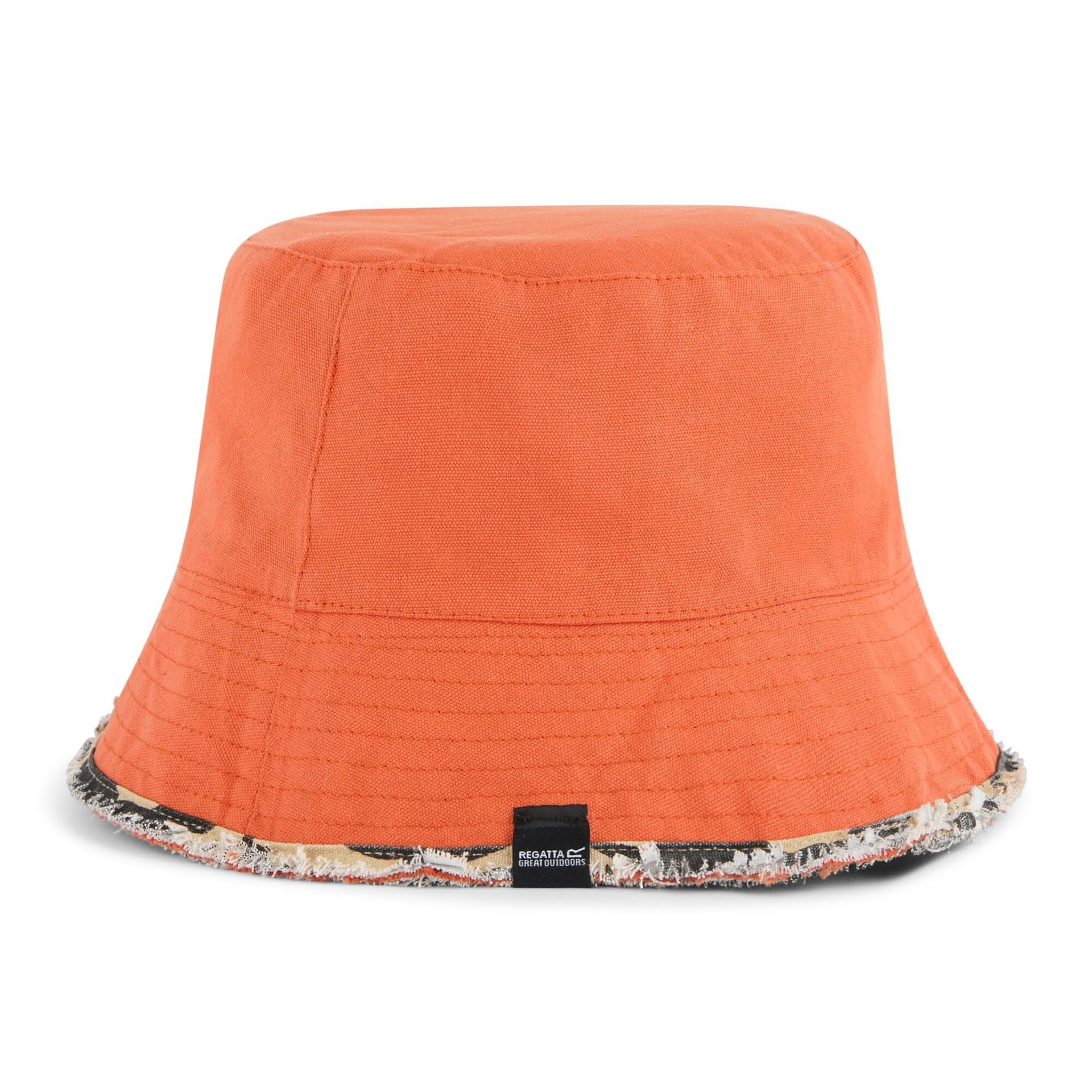 Regatta Kapelusz dziecięcy odwracalny Bucket Pomarańczowy, Cotton, Rozmiar: L/XL