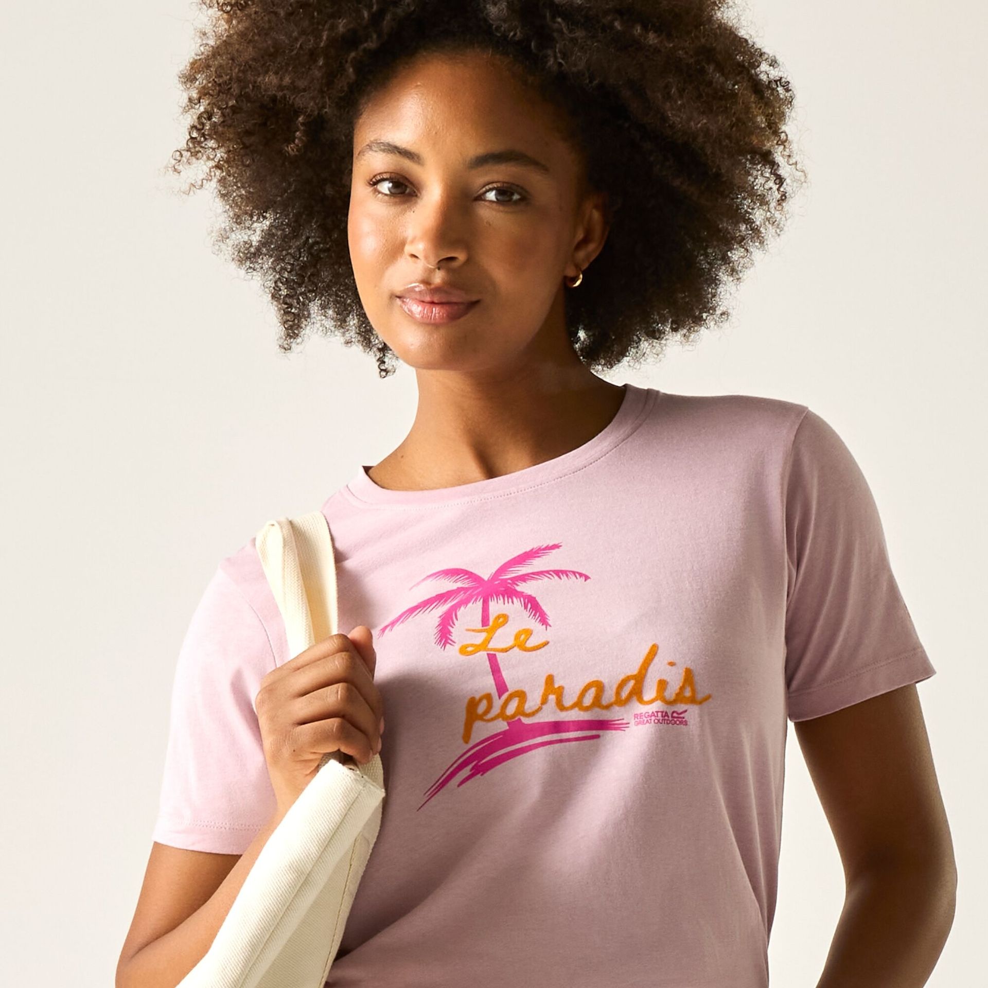 Regatta Koszulka damska Filandra VX Różowy, Cotton, Rozmiar: 50