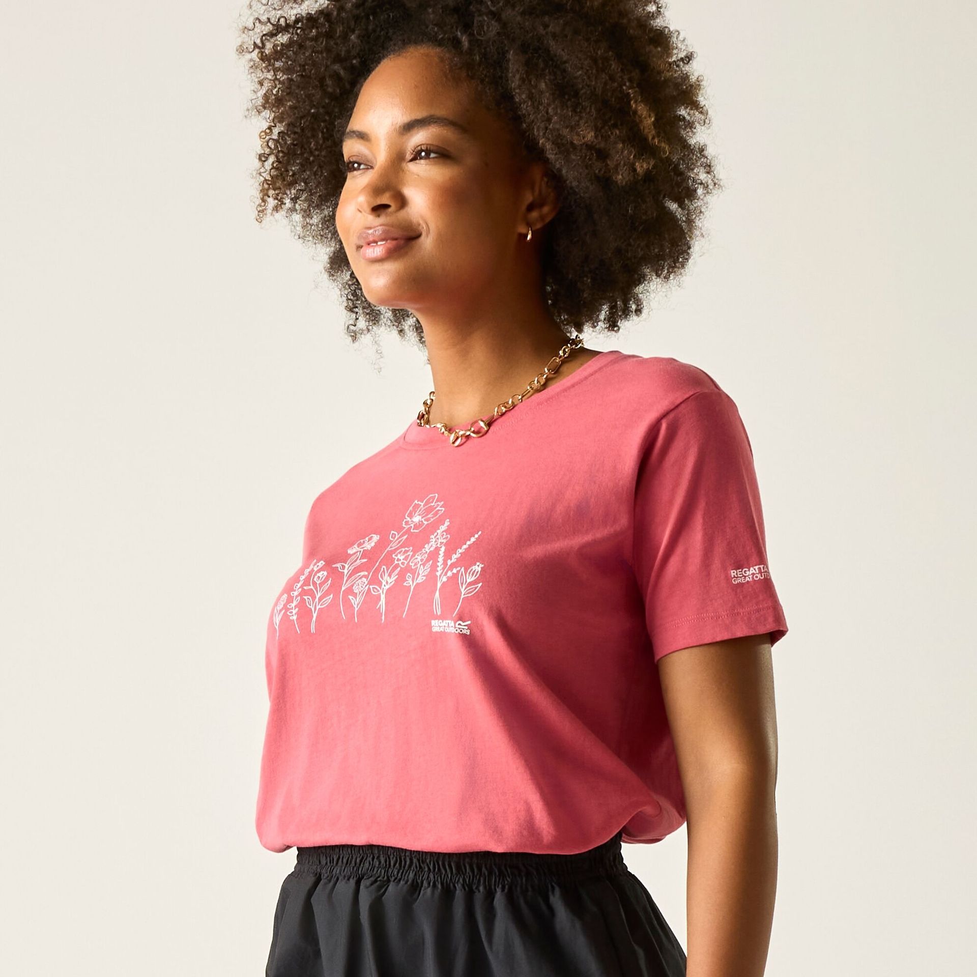 Regatta Koszulka damska Filandra VX Różowy, Cotton, Rozmiar: 50