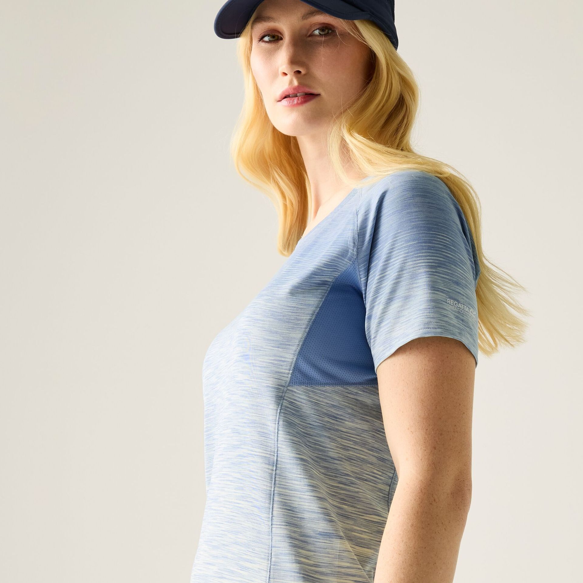 Regatta Koszulka damska Laxley II Niebieski, Rozmiar: 44