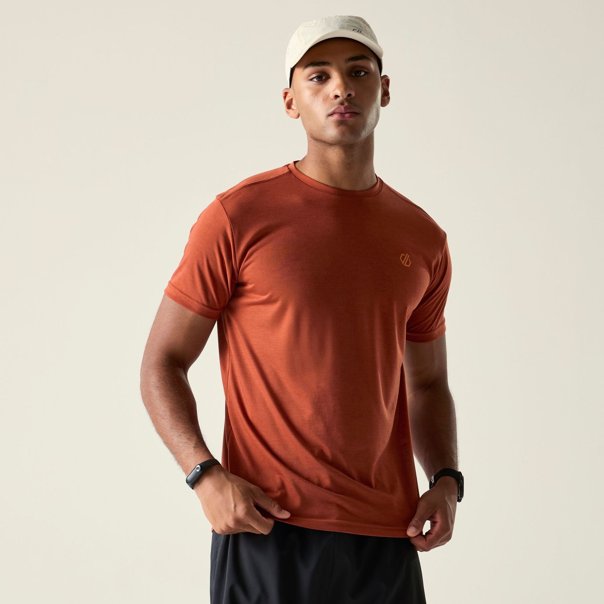 Dare 2b Koszulka męska szybkoschnąca Agile Pomarańczowy, Rozmiar: L