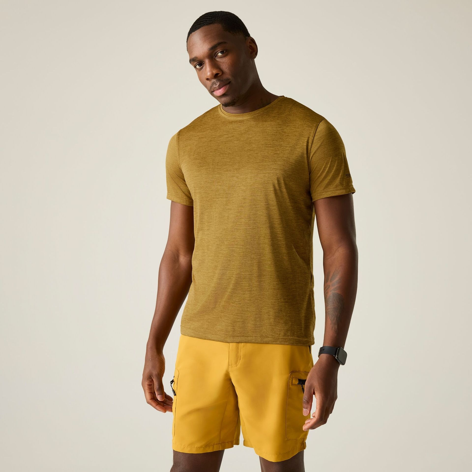 Regatta Koszulka męska Fingal Edition Brązowy, Rozmiar: 3XL