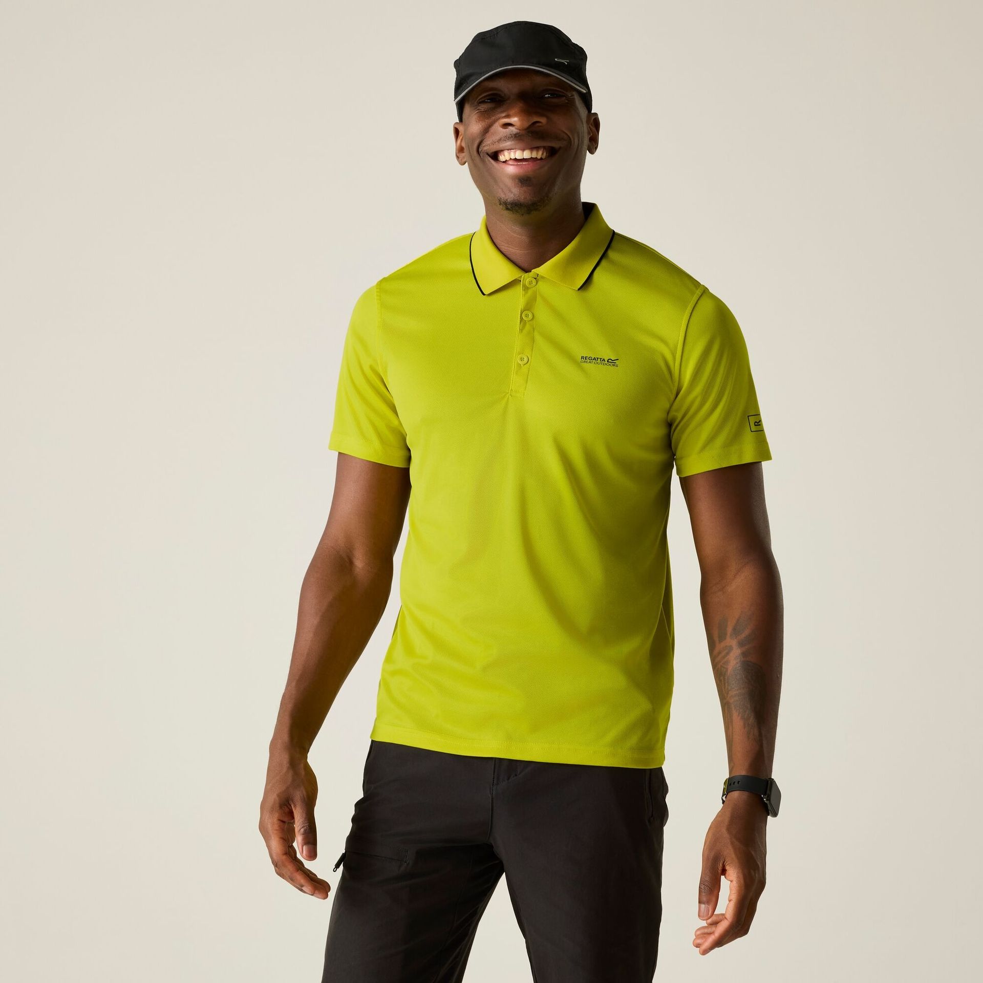 Regatta Koszulka męska polo Maverik V Żółty, Rozmiar: S