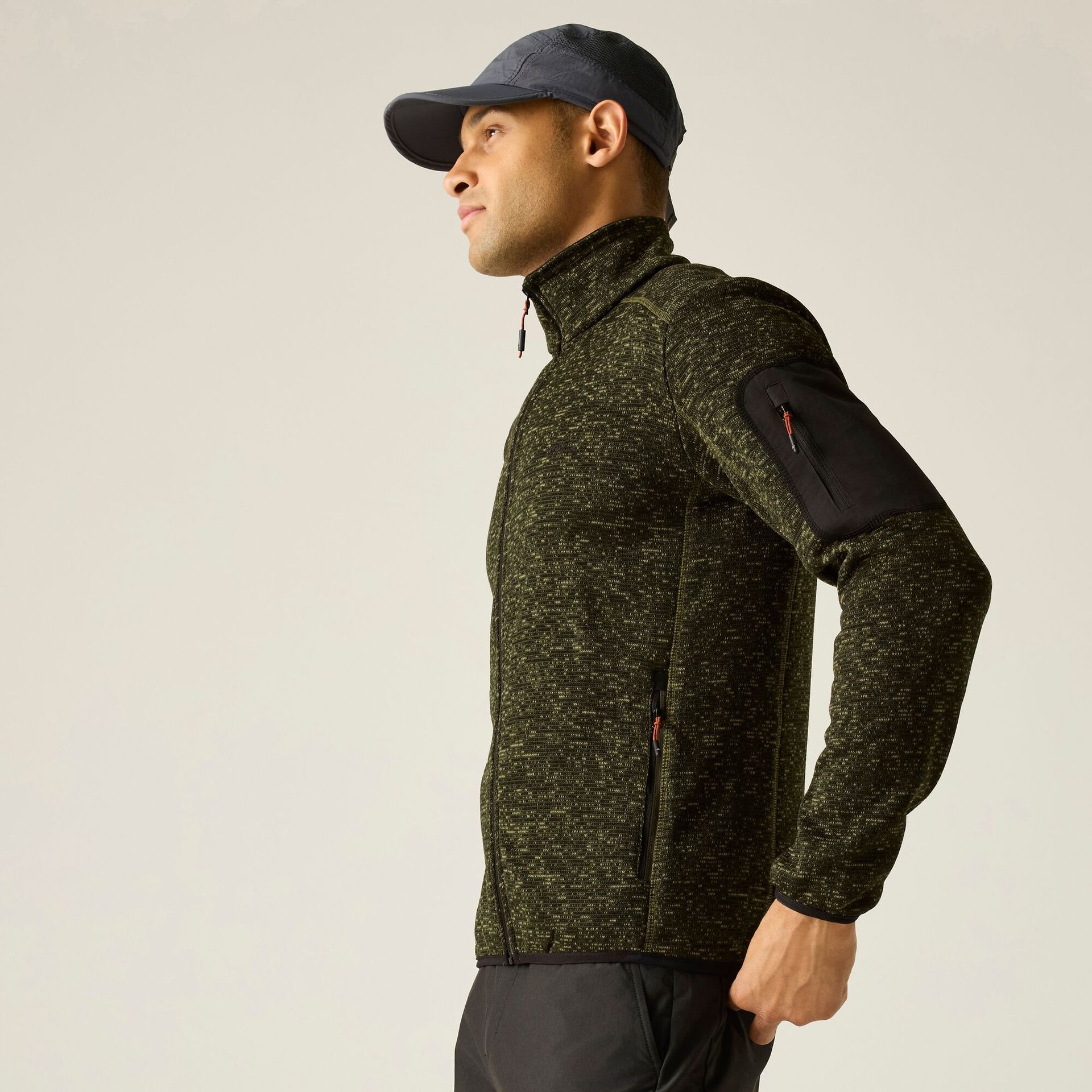 Regatta Polar męski rozsuwany Newhill Zielony, Rozmiar: L