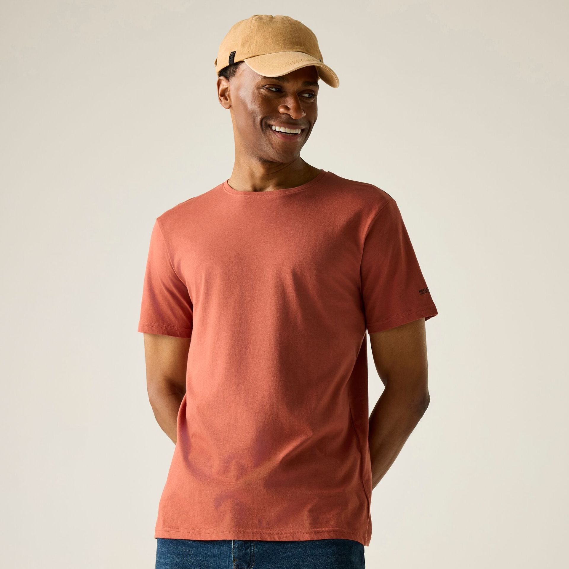 Regatta Koszulka męska Tait Czerwony, Cotton, Rozmiar: L