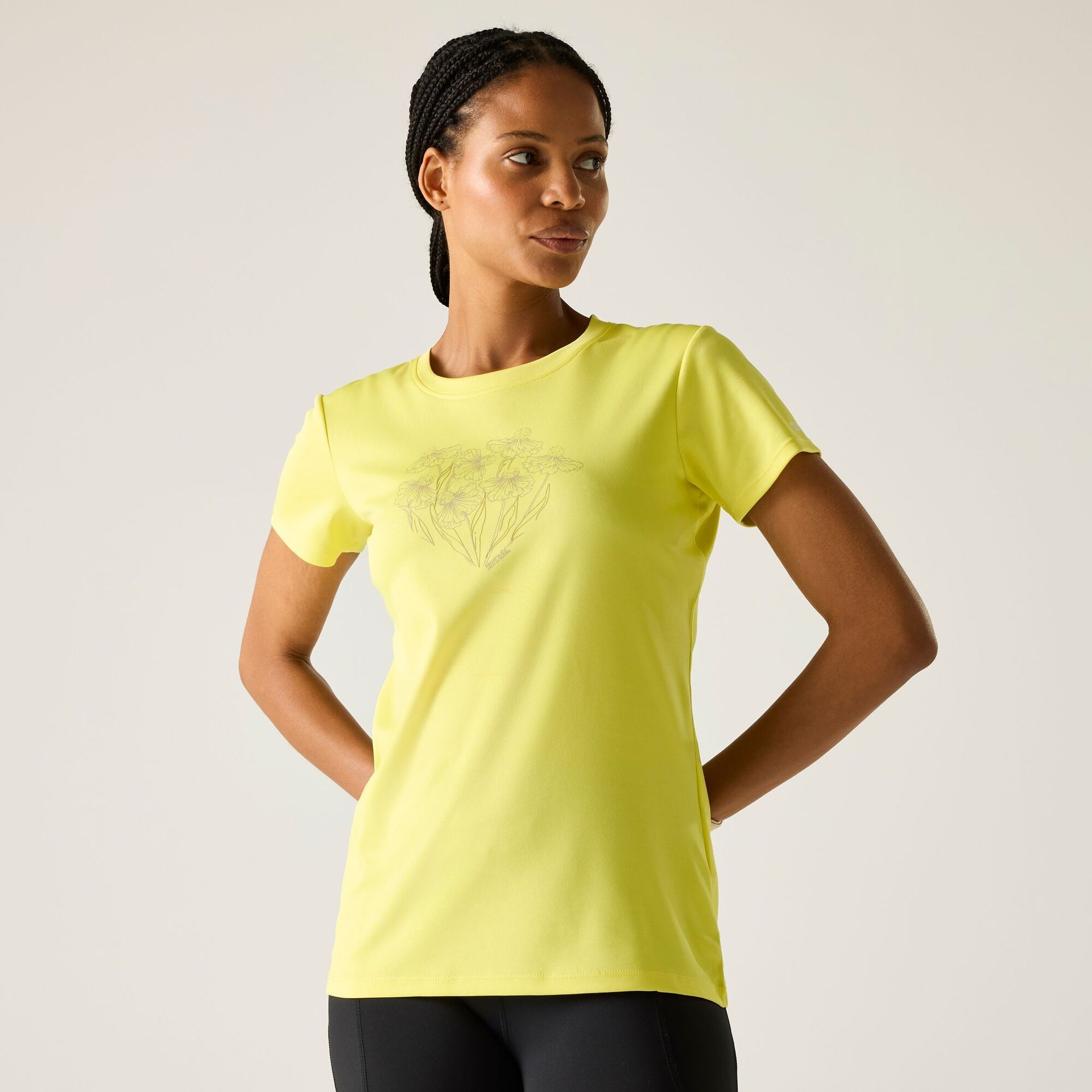 Regatta Koszulka damska Fingal Żółty, Rozmiar: 38