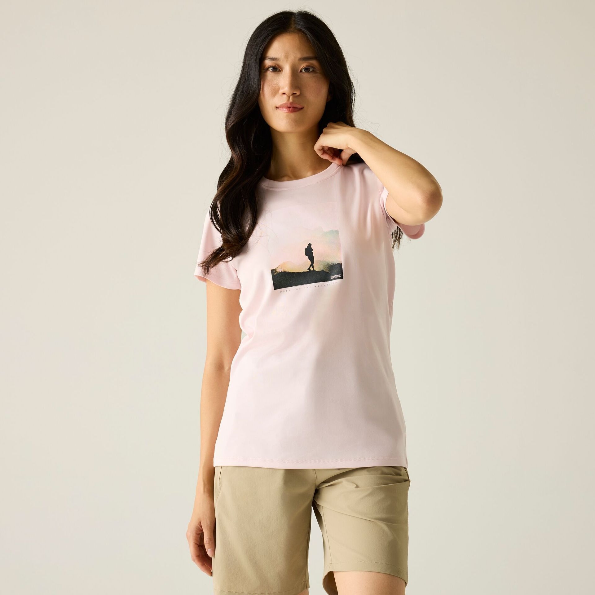 Regatta Koszulka damska Fingal Różowy, Rozmiar: 48