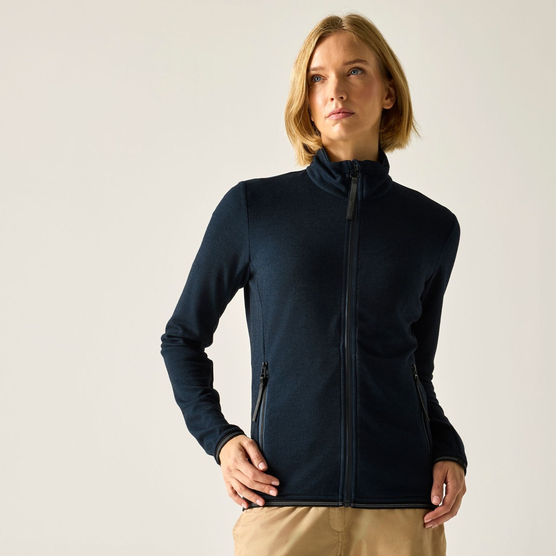 Regatta Bluza damska rozsuwana Mavrey Niebieski, Cotton, Rozmiar: 40