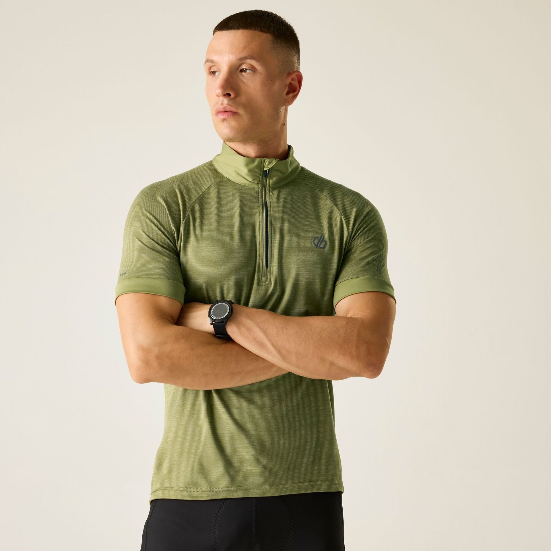 Dare 2b Koszulka rowerowa męska szybkoschnąca Pedal It Out II Zielony, Rozmiar: L