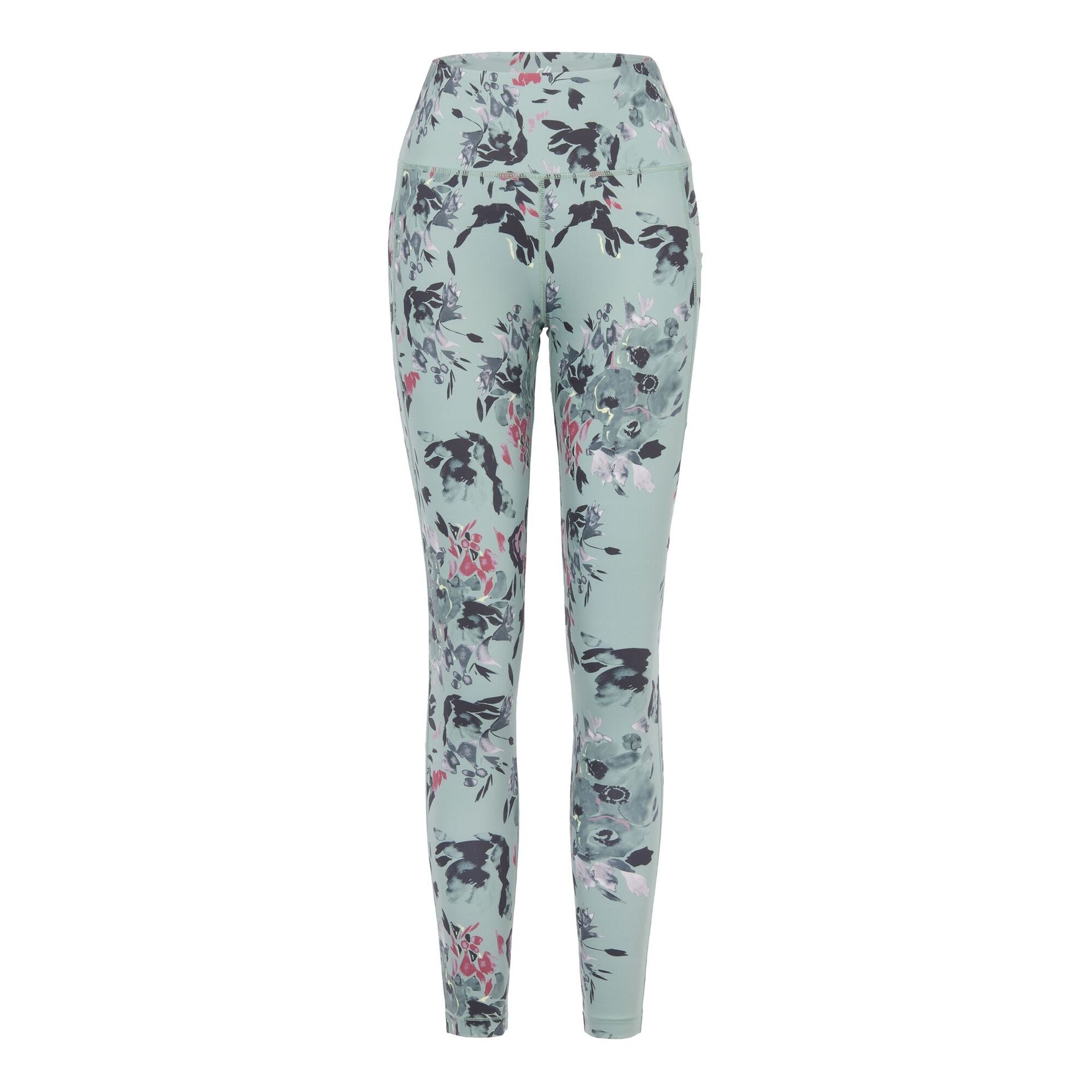 Dare 2b Legginsy sportowe damskie szybkoschnące Influential II Zielony, Rozmiar: 38