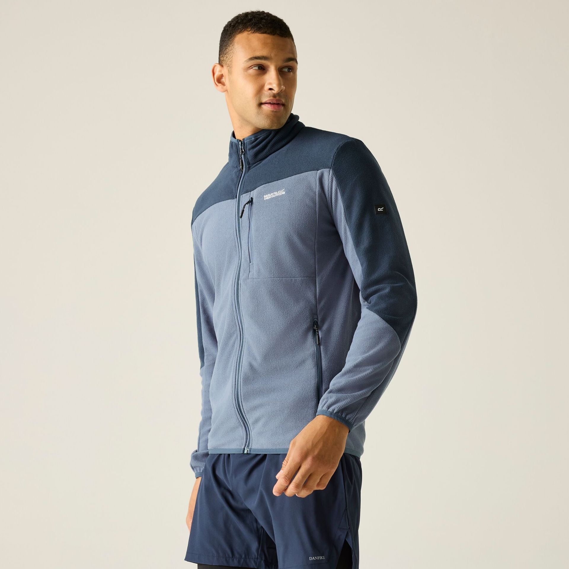 Regatta Polar męski rozsuwany Freesdale Niebieski, Rozmiar: L