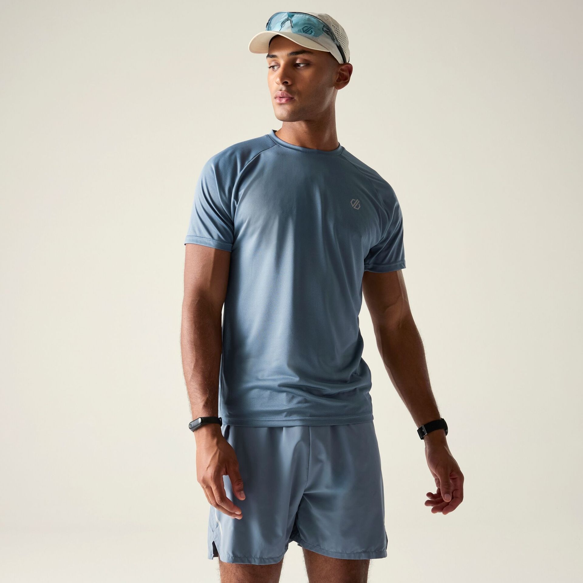 Dare 2b Koszulka męska szybkoschnąca Accelerate Niebieski, Rozmiar: 3XL