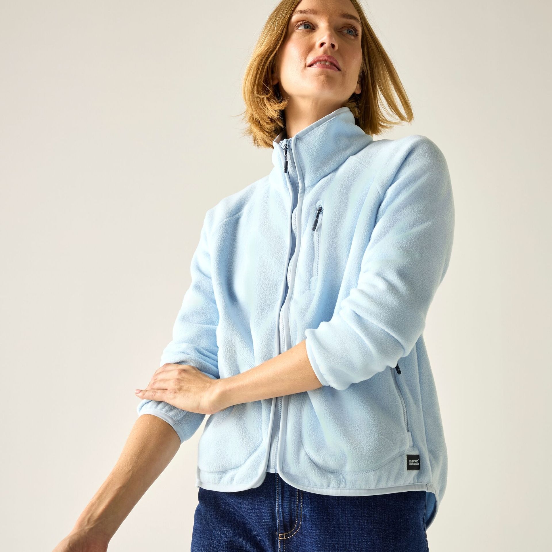 Regatta Polar damski rozsuwany Frankie Niebieski, Rozmiar: 38