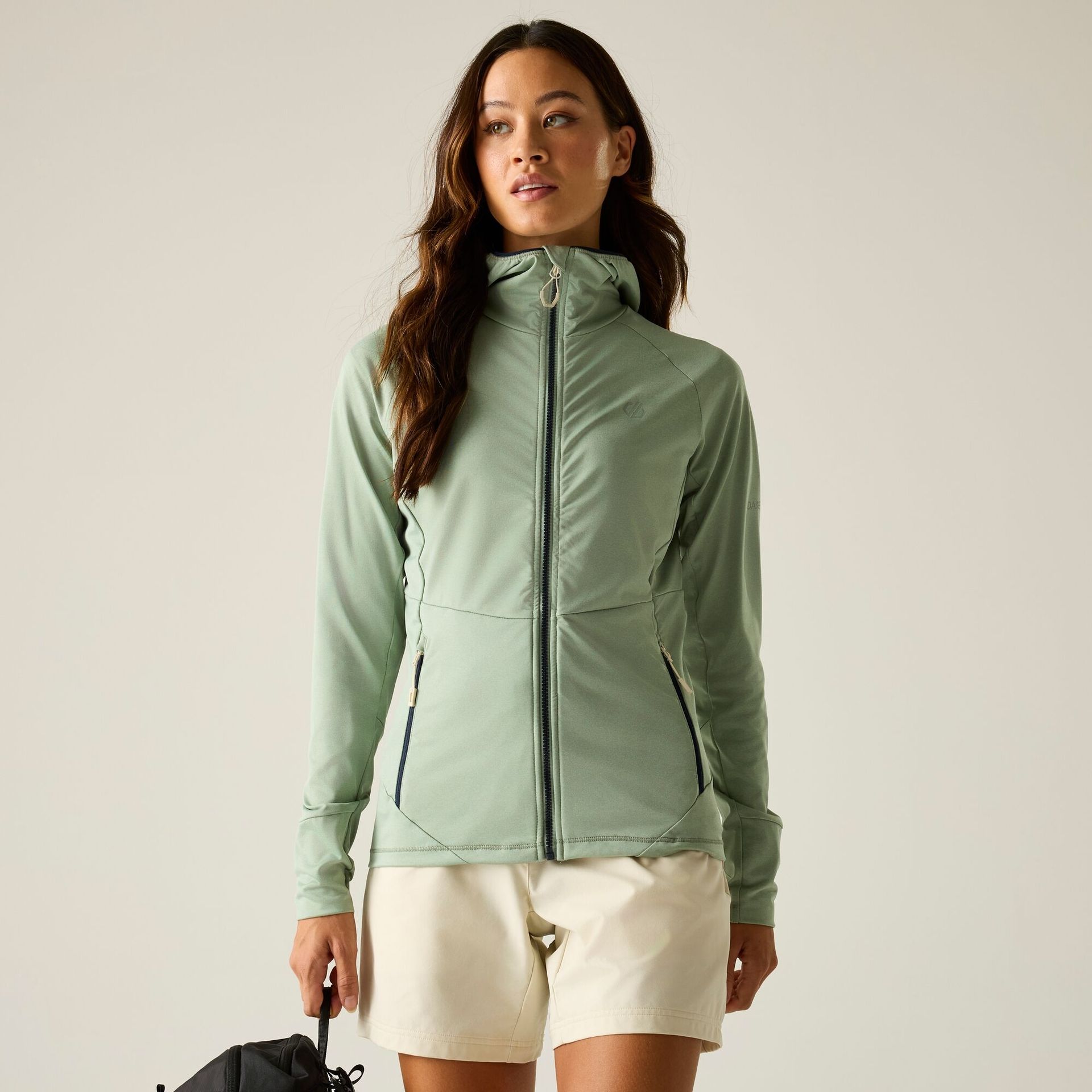 Dare 2b Bluza damska rozpinana z kapturem Nomadic Zielony, Rozmiar: 38