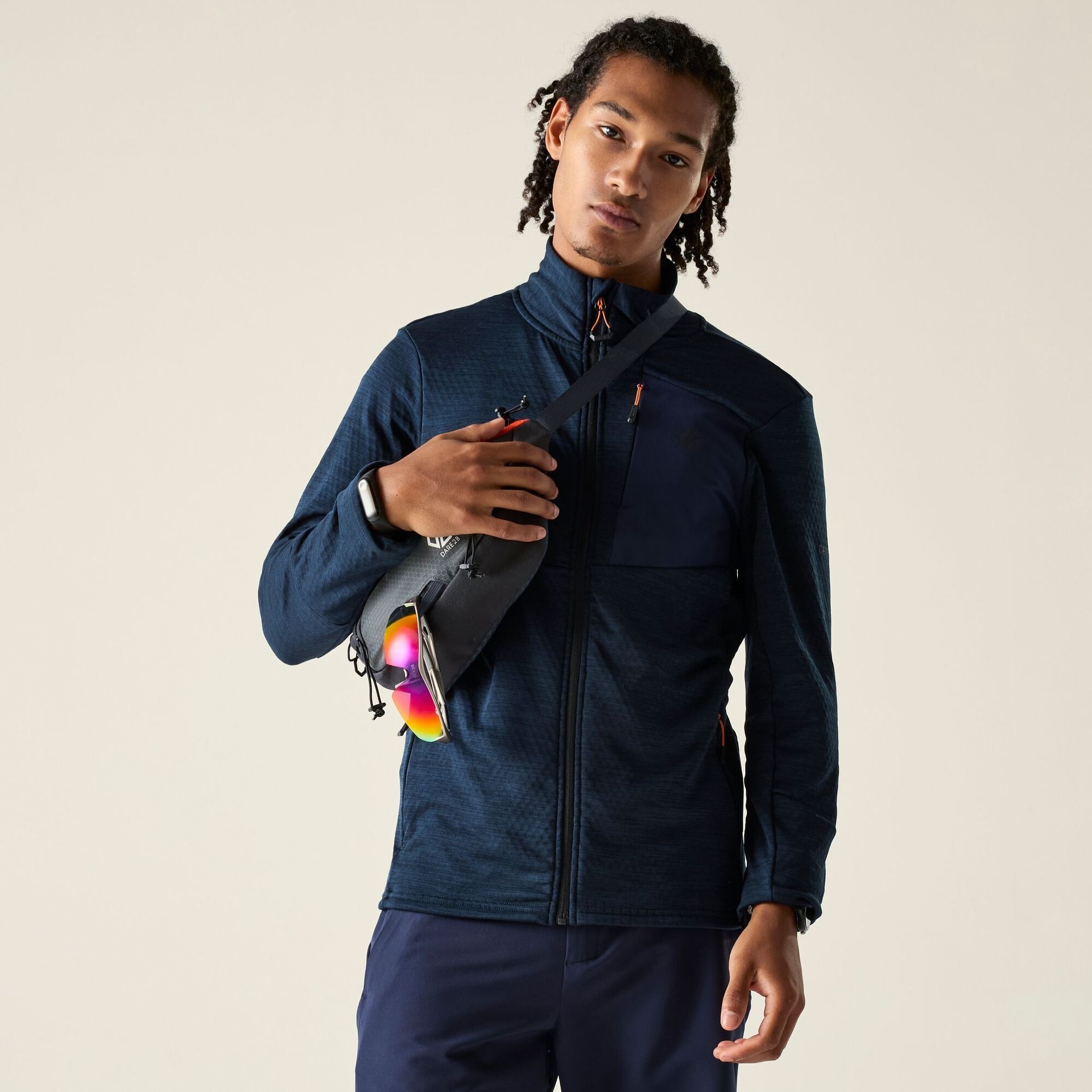 Dare 2b Bluza męska rozsuwana Venture Niebieski, Rozmiar: L