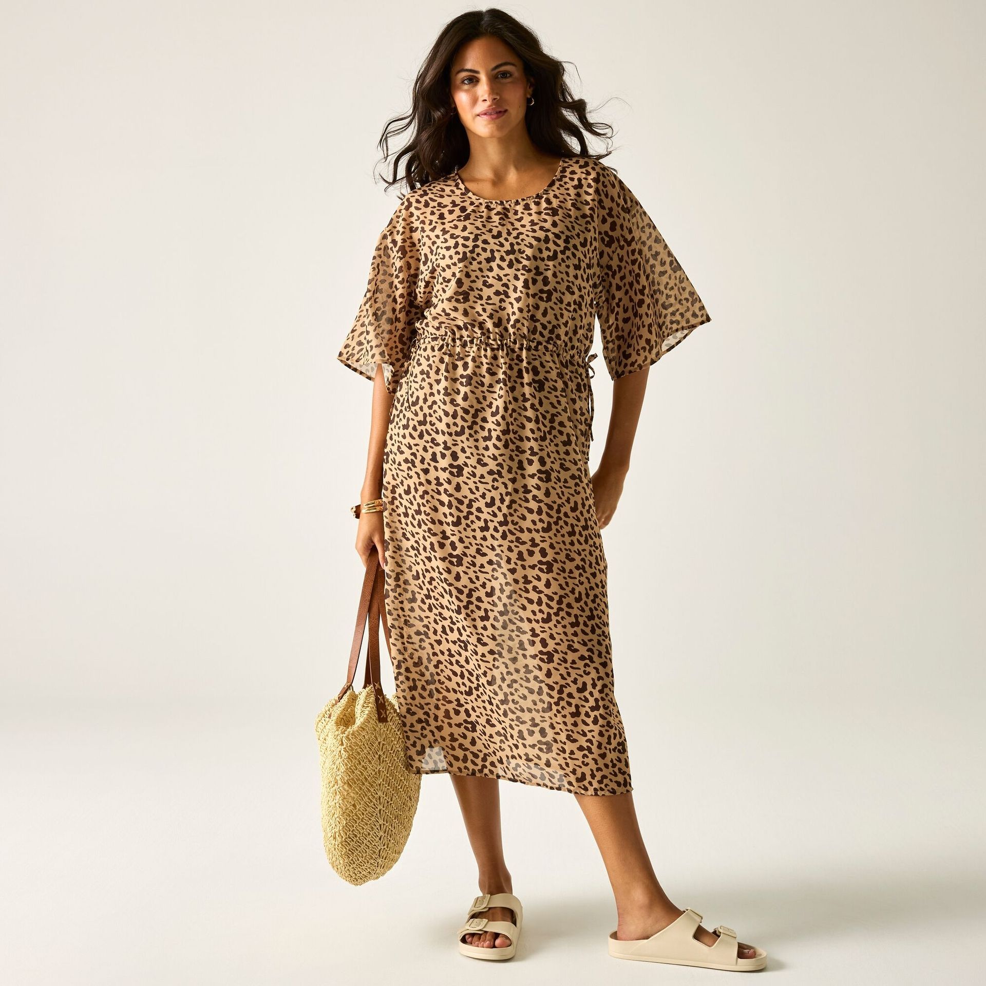 Regatta Narzutka plażowa damska Avorno Brązowy, Rozmiar: 40