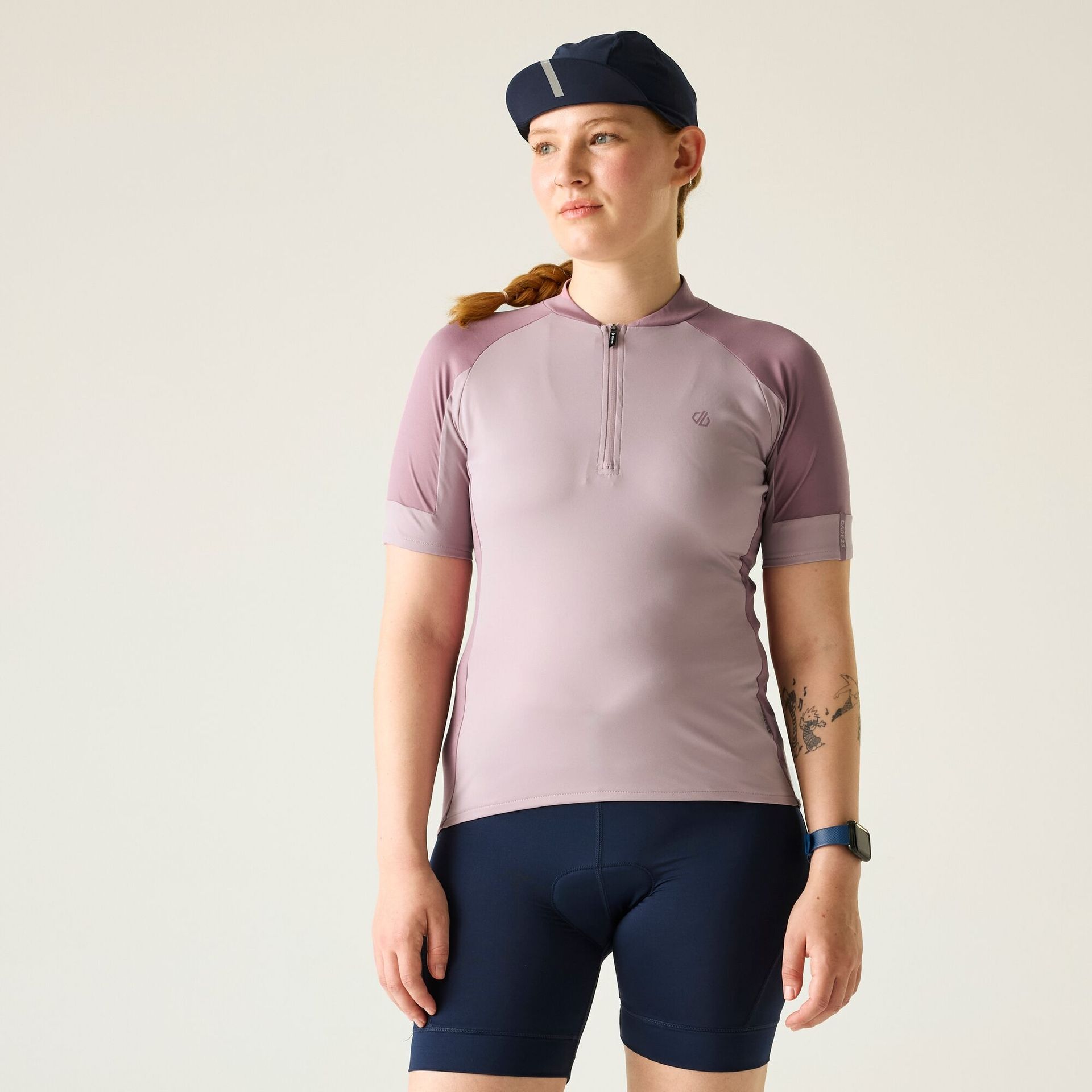 Dare 2b Koszulka rowerowa damska szybkoschnąca Flutter Różowy, Rozmiar: 38