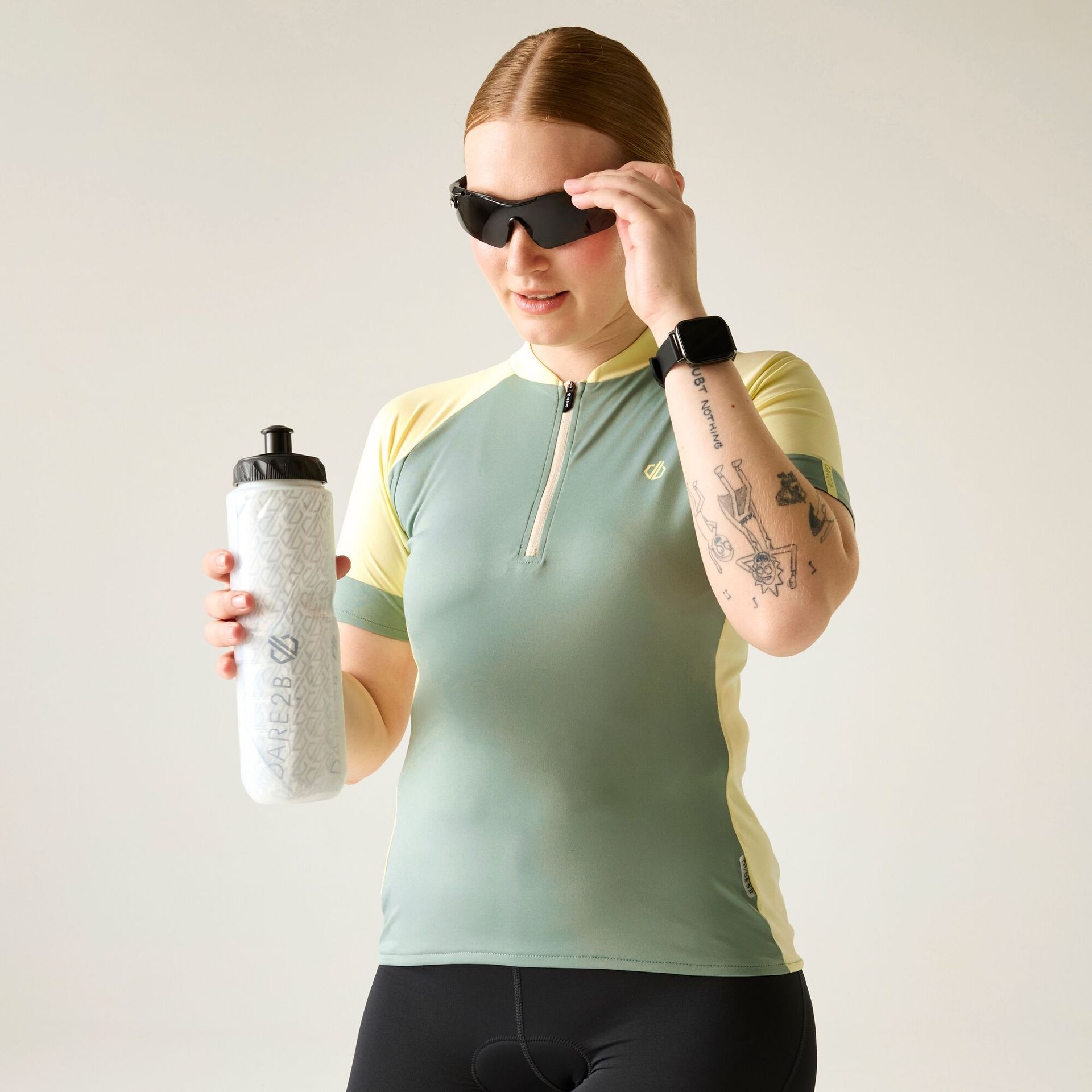 Dare 2b Koszulka rowerowa damska szybkoschnąca Flutter Zielony, Rozmiar: 38