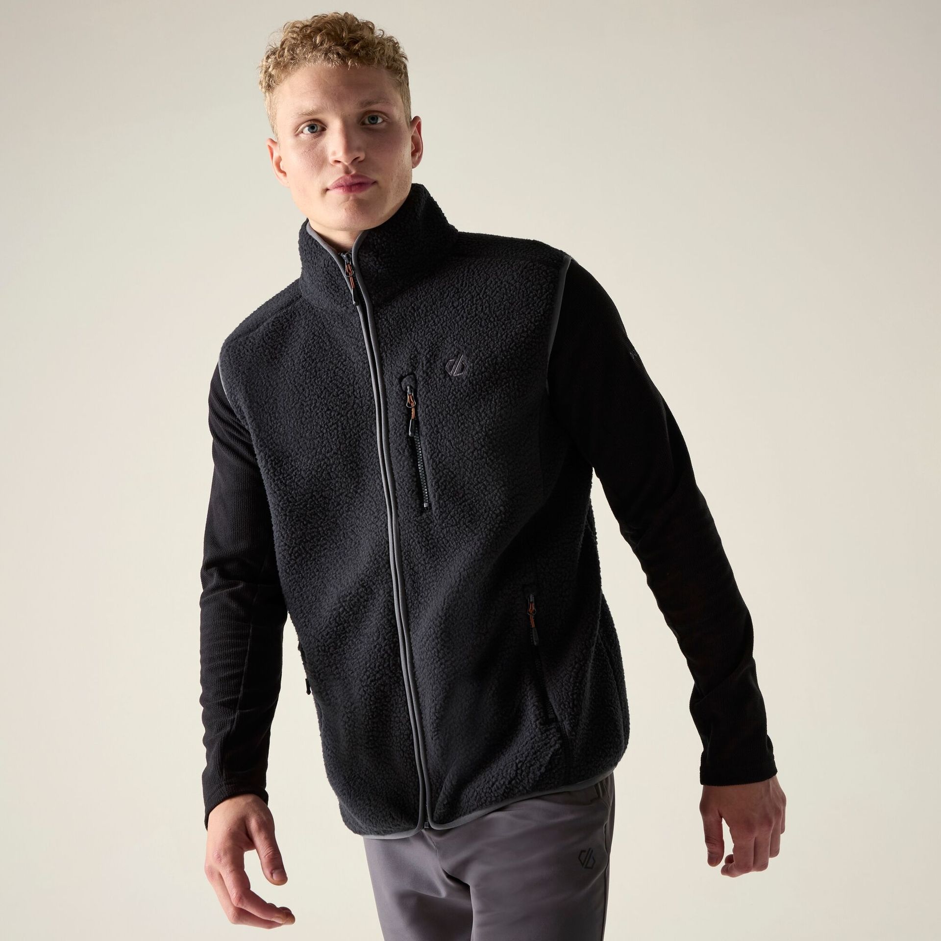 Dare 2b Kamizelka polarowa męska Camber Czarny, Rozmiar: L