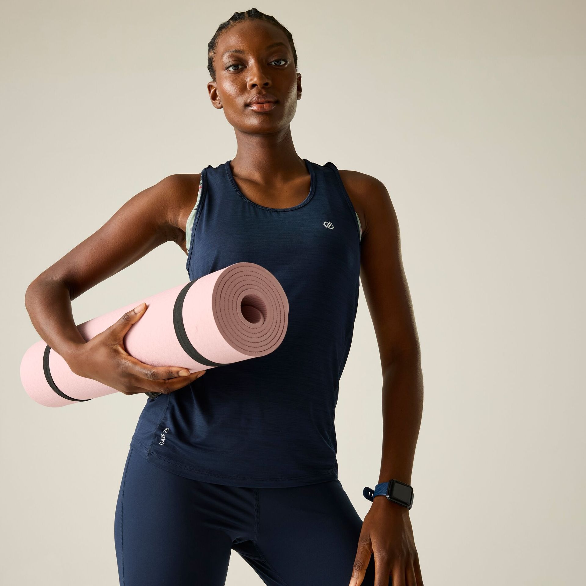 Dare 2b Koszulka na ramiączkach damska szybkoschnąca Modernize II Niebieski, Rozmiar: 38