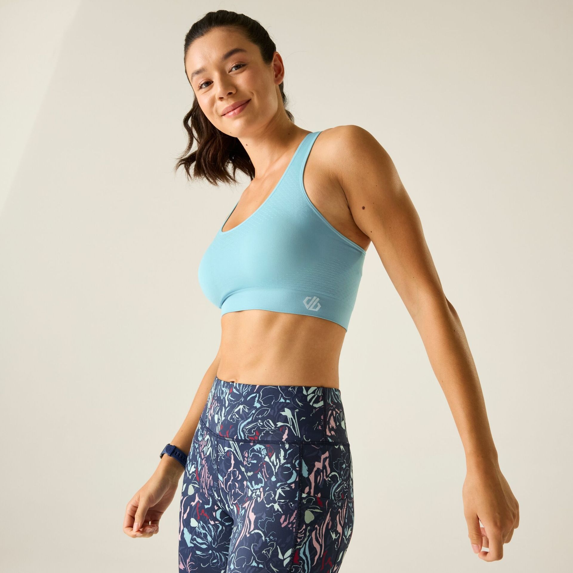 Dare 2b Damski biustonosz sportowy Don't Sweat It II Niebieski, Rozmiar: M