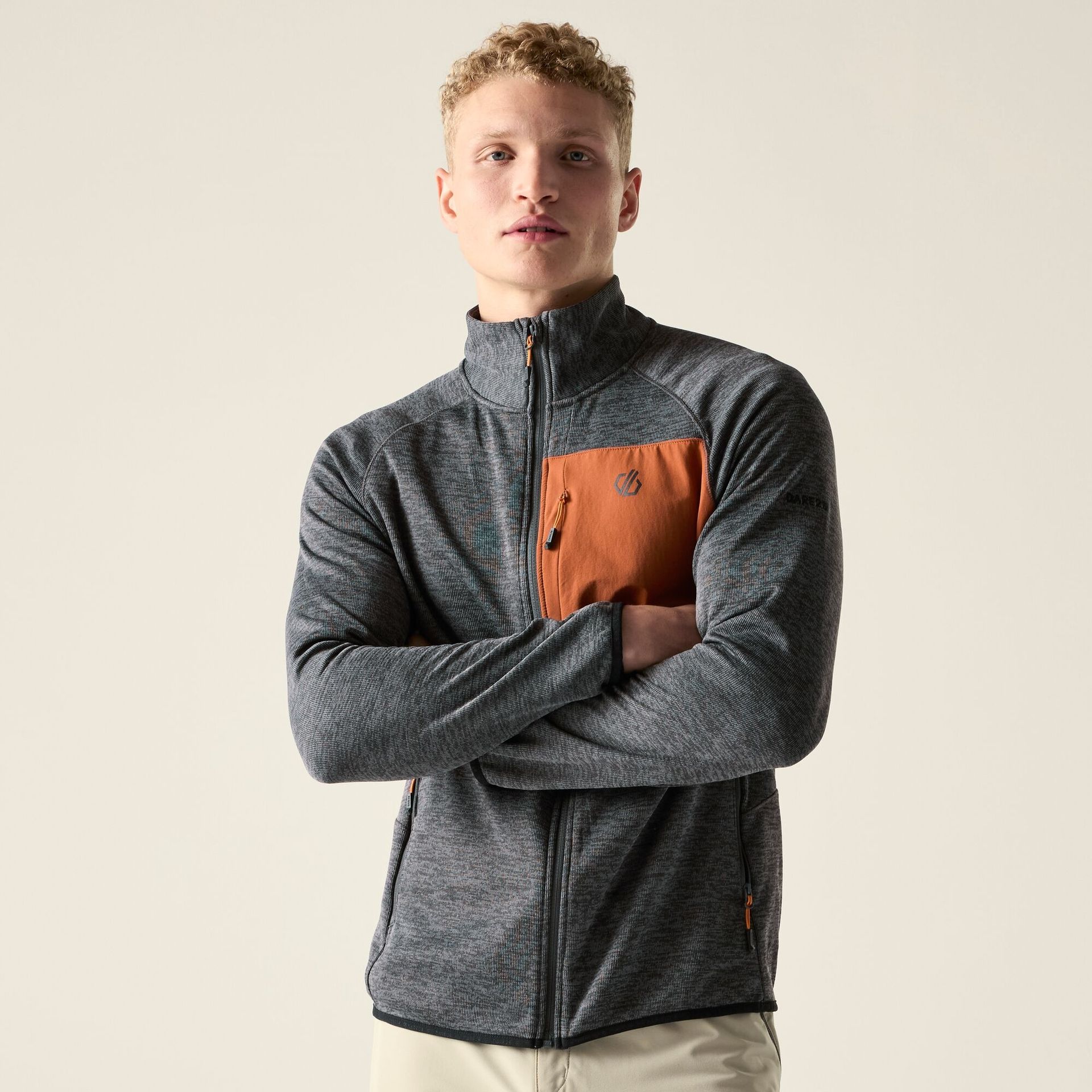 Dare 2b Polar męski rozsuwany Torrek II Szary, Rozmiar: L