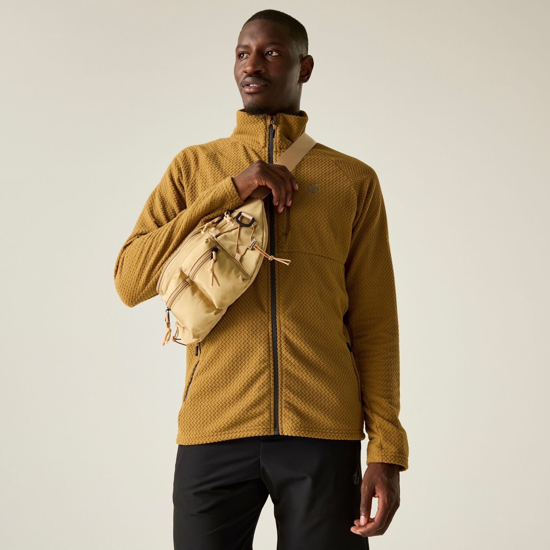 Dare 2b Polar męski rozsuwany Switch Out Pro Brązowy, Rozmiar: XL