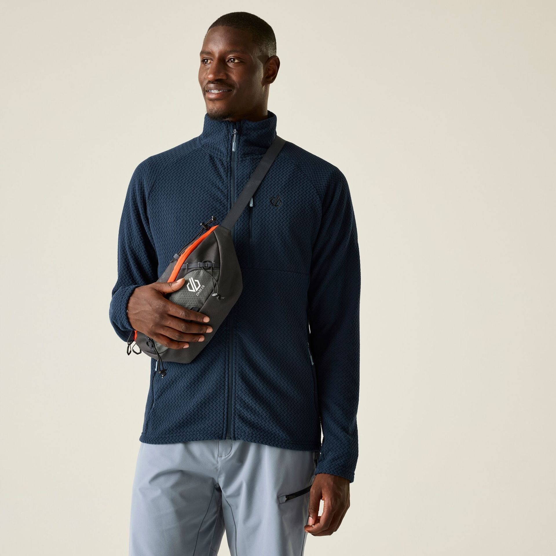 Dare 2b Polar męski rozsuwany Switch Out Pro Niebieski, Rozmiar: L