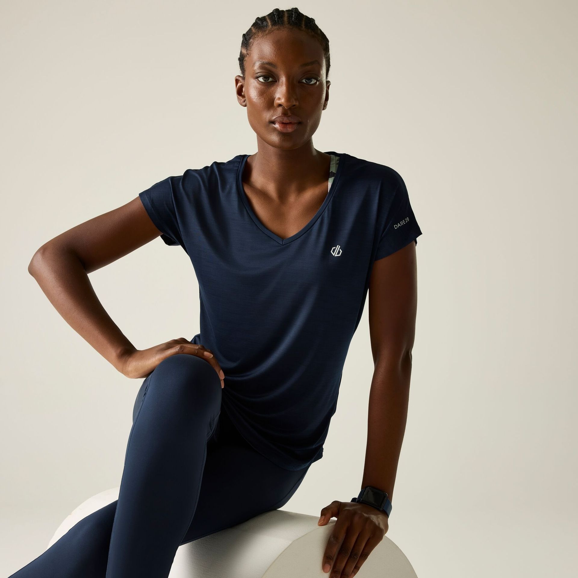 Dare 2b Koszulka damska szybkoschnąca Vigilant Niebieski, Rozmiar: 40