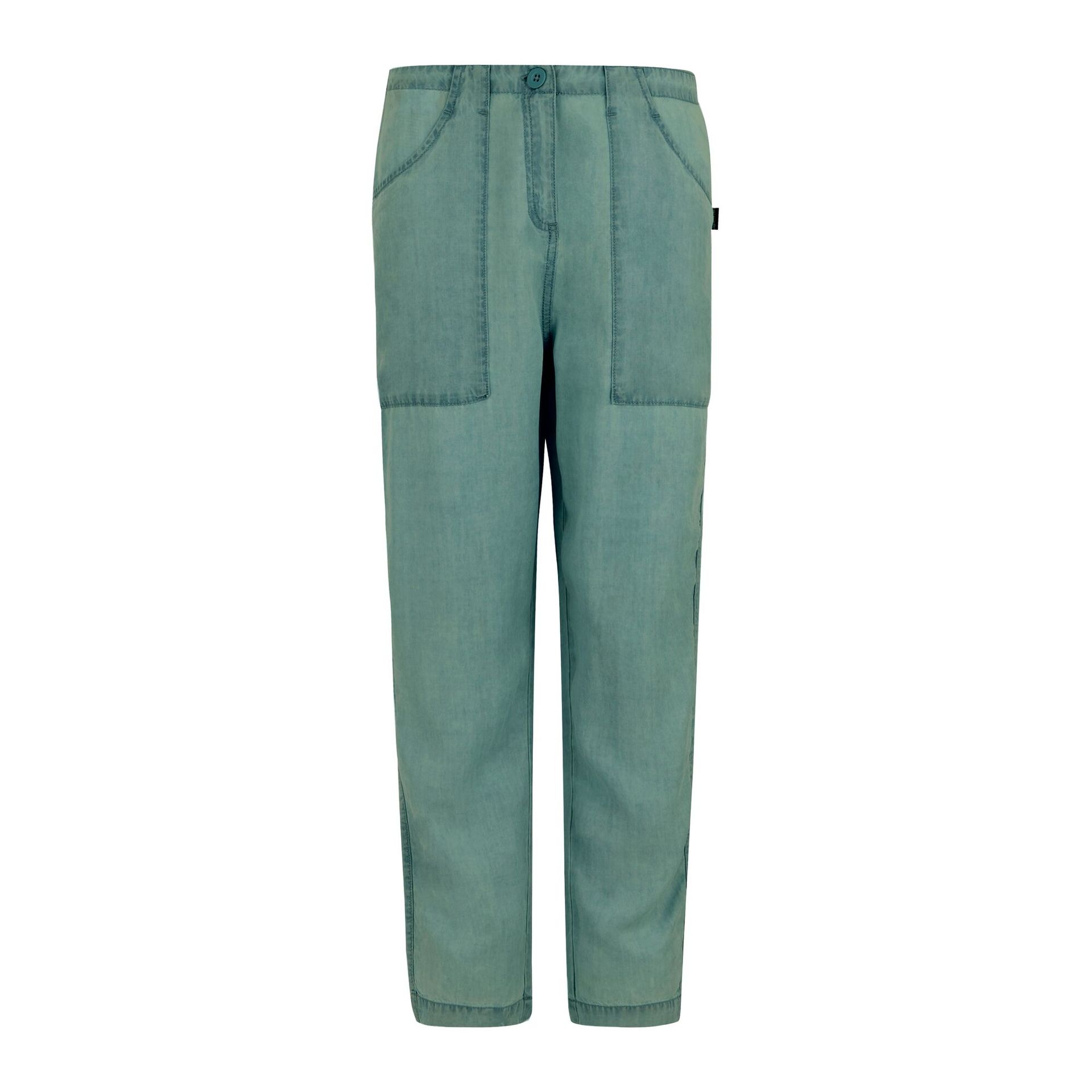 Regatta Spodnie damskie capri Shorebella Zielony, Cotton, Rozmiar: 38